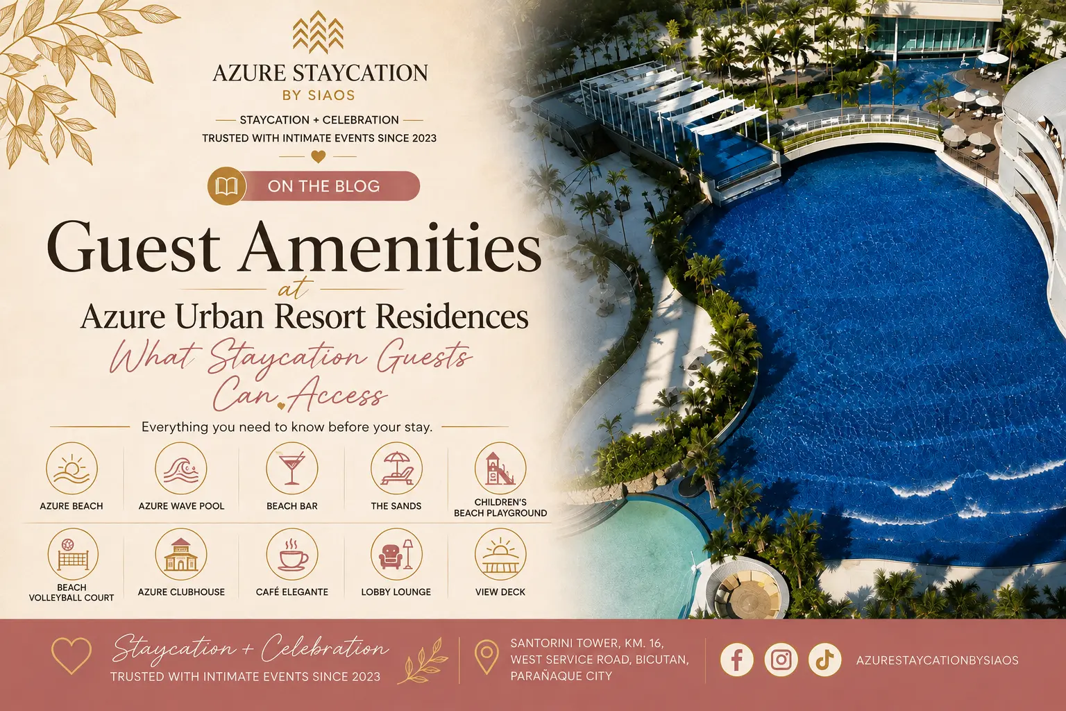Guest Amenities at Azure Urban Resort Residences: What Staycation Guests Can Access