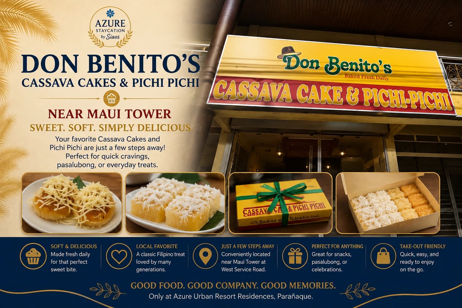 Don Benito Cassava Cake & Pichi Pichi