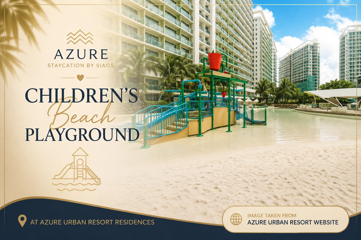 Children's Beach Playground at Azure Urban Resort Residences