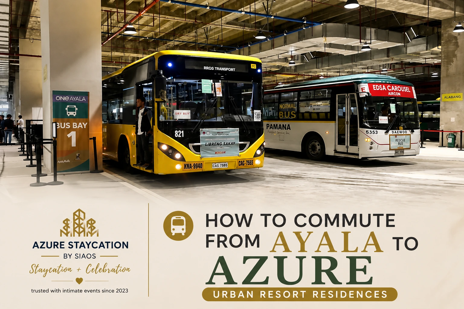 Bus from One Ayala to Bicutan