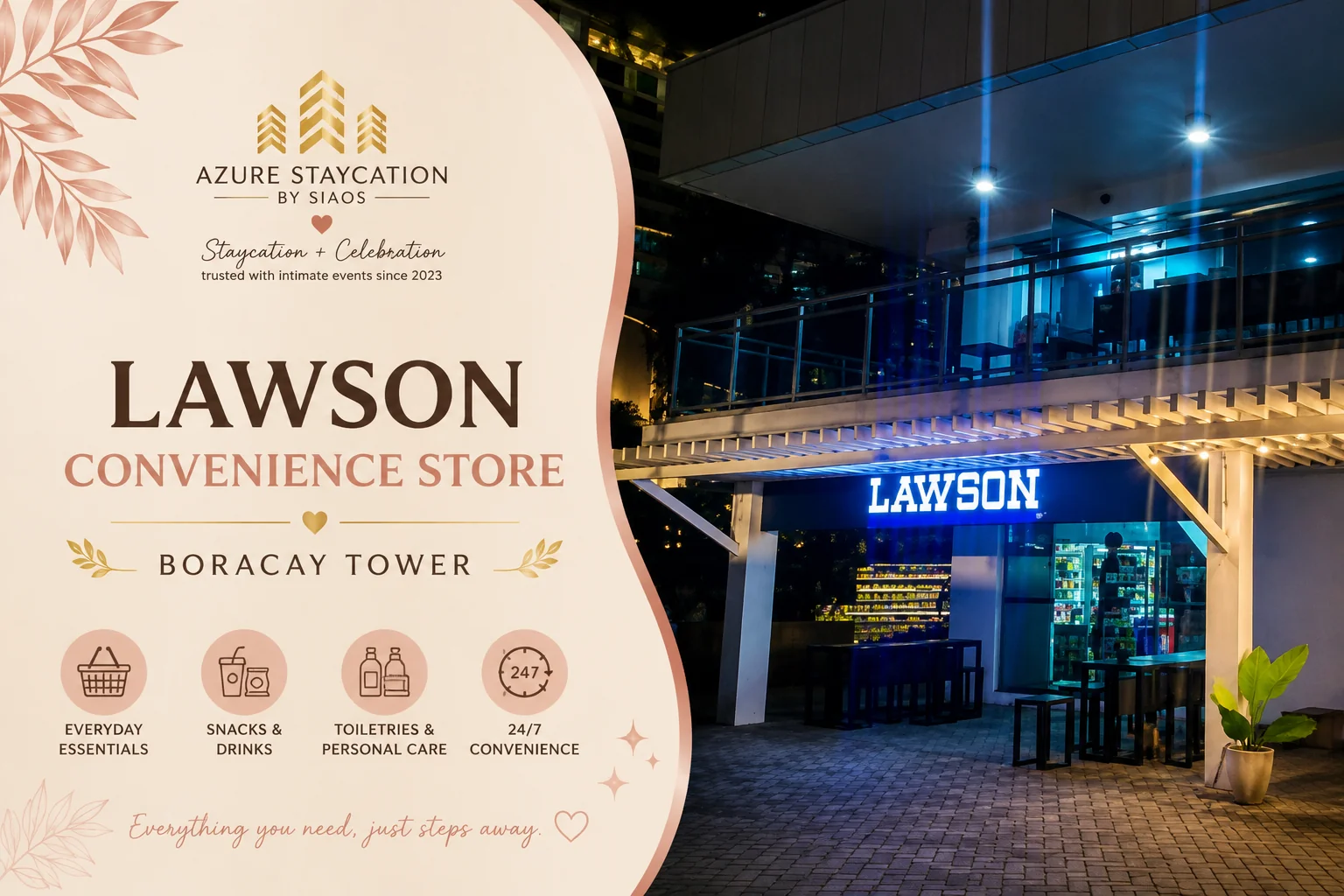 Lawson convenience store at Boracay Tower, Azure Urban Resort Residences