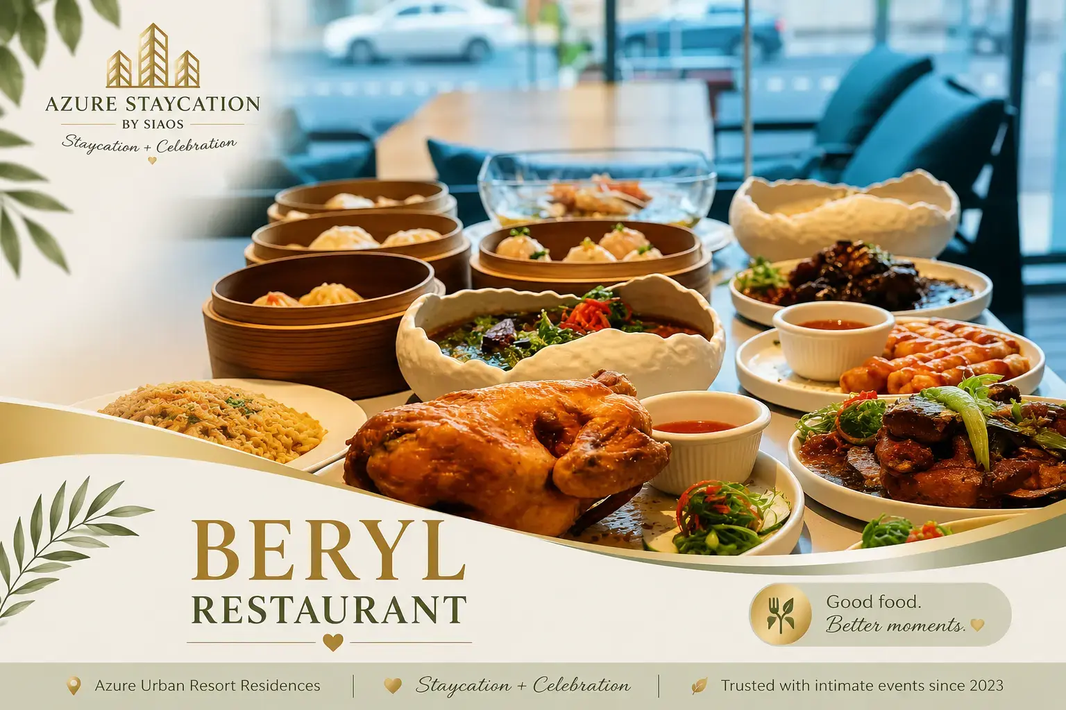 Beryl Restaurant at Azure Urban Resort Residences