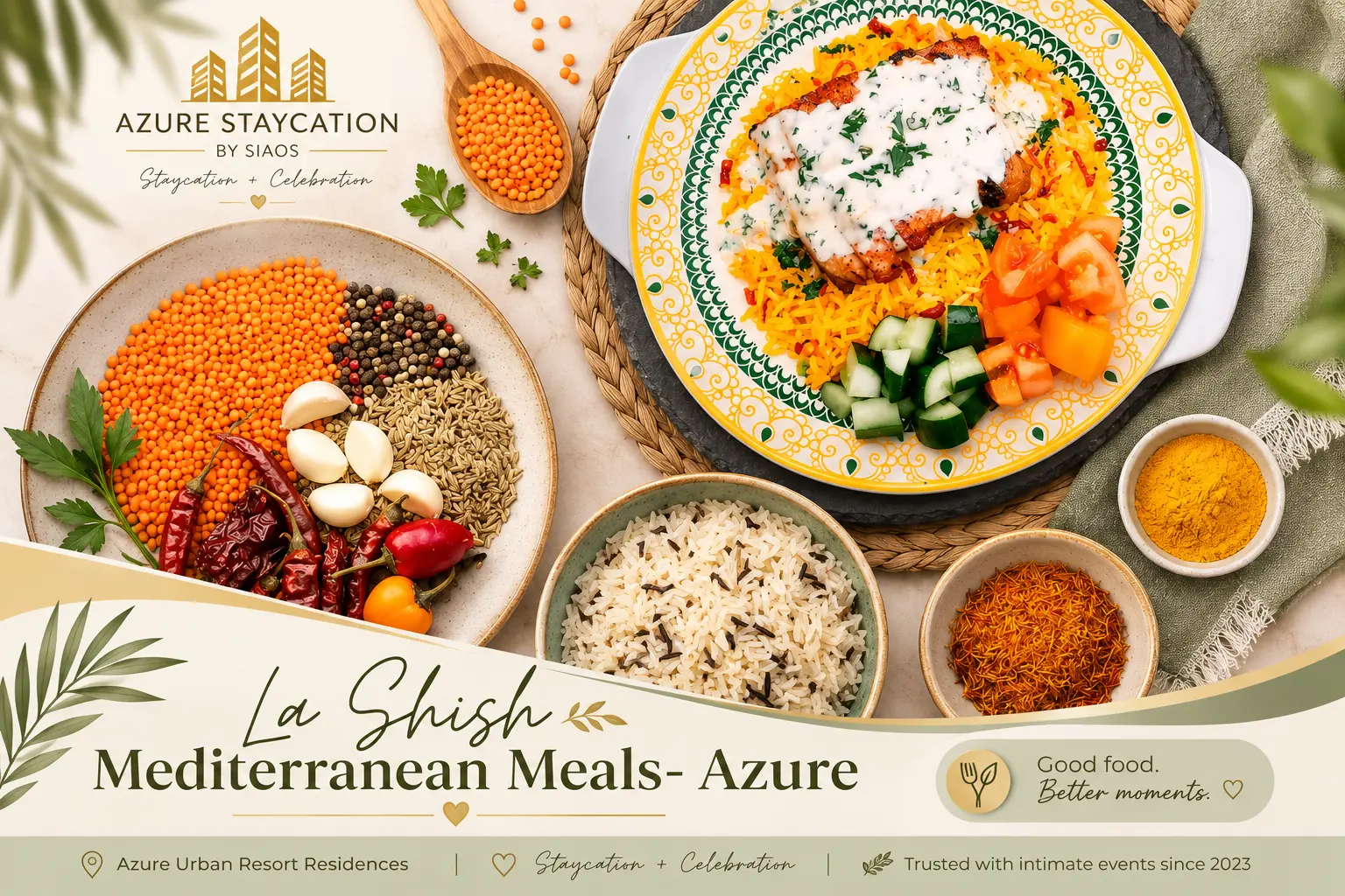 La Shish Mediterranean Meals restaurant at Azure Urban Resort Residences