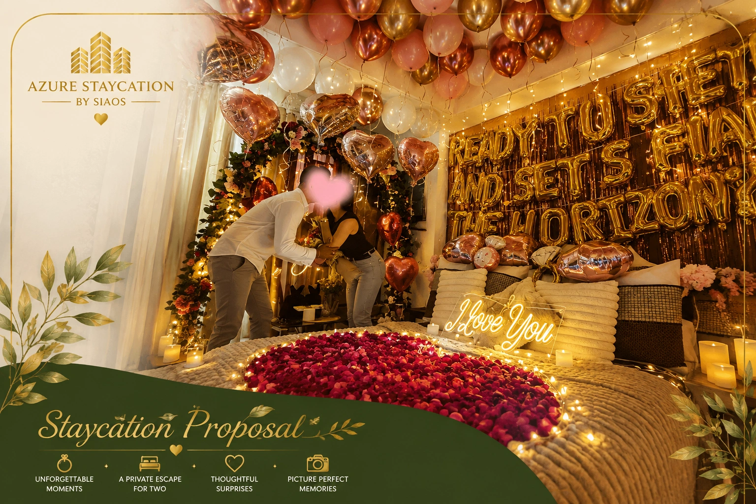 Wedding Proposal at Azure Urban Resort Residences