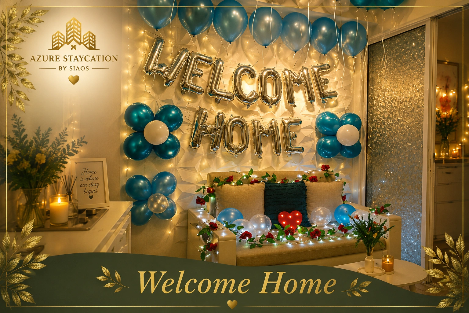 Welcome home celebration at Azure Urban Resort Residences